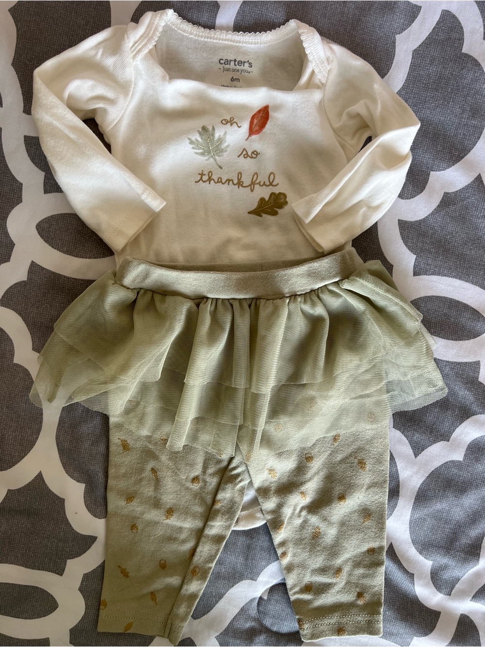 Carter's 3-6 month Thanksgiving bundle